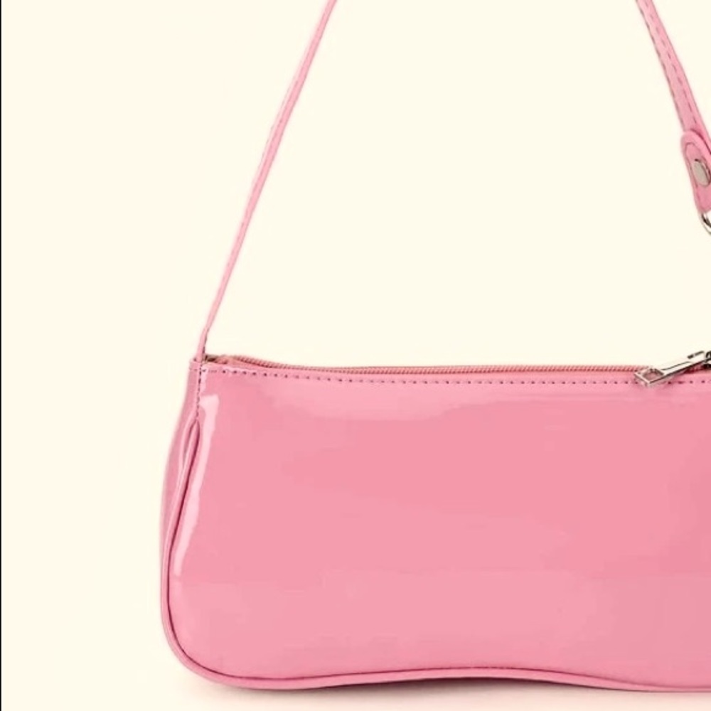 Pink Latex Shoulder Bag
